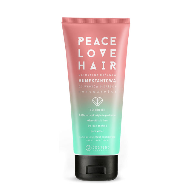Barwa Peace Love Hair naturalna odżywka humektantowa do włosów o każdej porowatości 180ml