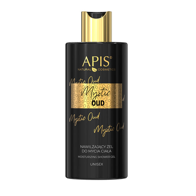 APIS Mystic Oud zestaw odżywczy balsam do ciała i rąk 300ml + nawilżający żel do mycia ciała 300ml