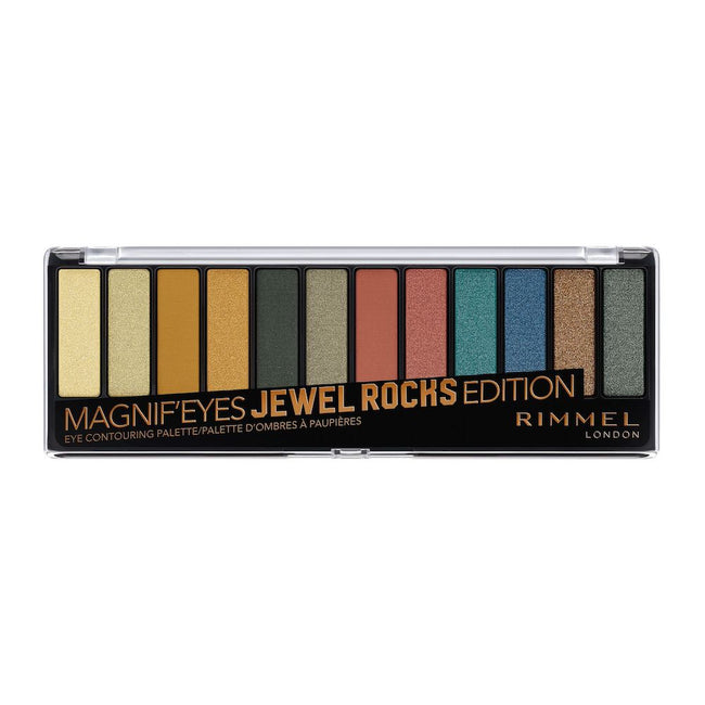 Rimmel Magnif'Eyes Eyeshadow Palette paleta cieni 009 Jewel Rocks 14.16g