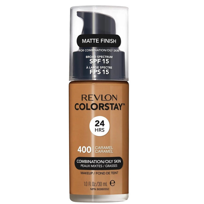 Revlon ColorStay™ Makeup for Combination/Oily Skin SPF15 podkład do cery mieszanej i tłustej 400 Caramel 30ml