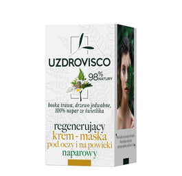 UZDROVISCO Świetlik regenerujący krem-maska pod oczy i na powieki naparowy 25ml