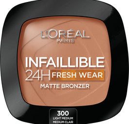 L'Oreal Paris Infaillible 24H Fresh Wear Soft Matte Bronzer matujący bronzer do twarzy 300 Light Medium 9g