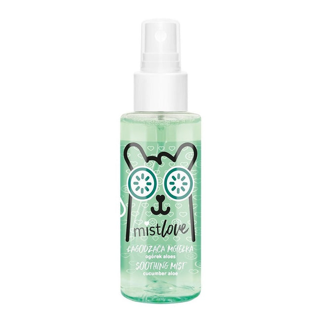 Floslek MistLove łagodząca mgiełka do twarzy ciała i włosów Ogórek i Aloes 95ml