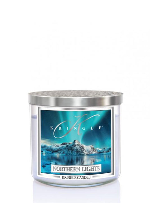 Kringle Candle Tumbler świeca zapachowa z trzema knotami Northern Lights 411g