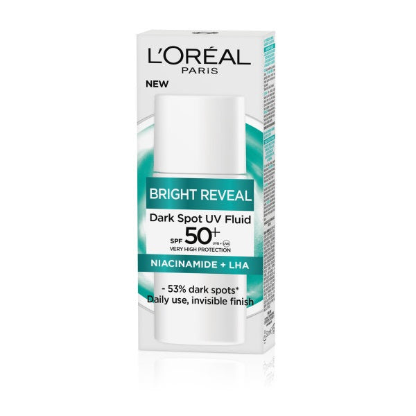 L'Oreal Paris Bright Reveal fluid redukujący przebarwienia z SPF50+ 50ml