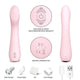 S-HANDE Lisa elastyczny wibrator podświetlany z 9 trybami wibracji Light Pink