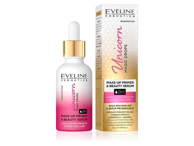 Eveline Cosmetics Unicorn Magic Drops baza-serum pod makijaż 30ml