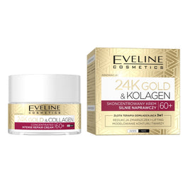 Eveline Cosmetics 24K Gold&Kolagen skoncentrowany krem silnie naprawczy 60+ 50ml