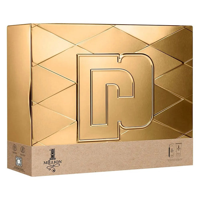 Paco Rabanne 1 Million Men zestaw woda toaletowa spray 100ml + żel pod prysznic 100ml