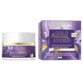 Eveline Cosmetics Gold&Retinol przeciwzmarszczkowy krem odżywczy 60+ 50ml