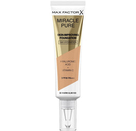 Max Factor Miracle Pure SPF30 PA+++ podkład poprawiający kondycję skóry 45 Warm Almond 30ml