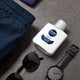 Nivea Men Sensitive Elegance zestaw łagodząca pianka do golenia 200ml + łagodzący balsam po goleniu 100ml + krem uniwersalny 75ml + antyperspirant roll-on 50ml + kosmetyczka