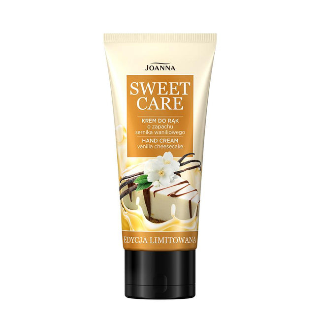 Joanna Sweet Care krem do rąk o zapachu sernika waniliowego 50g