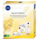 Nivea Q10 Anti-Wrinkle zestaw przeciwzmarszczkowy nawilżający krem na dzień 50ml + przeciwzmarszczkowy krem pod oczy 15ml