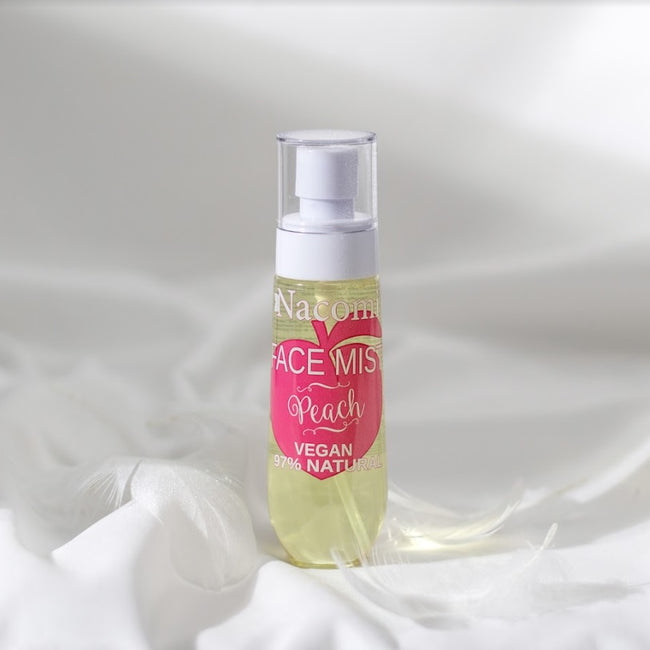 Nacomi Face Mist Vegan Natural Peach mgiełka do ciała i twarzy o zapachu Brzoskwini 80ml