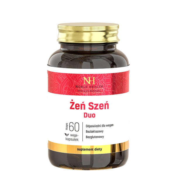 Noble Health Żeń szeń Duo suplement diety 60 kapsułek