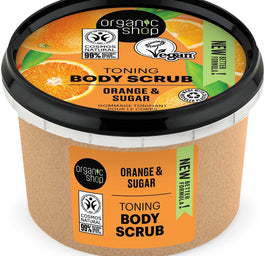 Organic Shop Toning Body Scrub tonizujący peeling do ciała Orange & Sugar 250ml