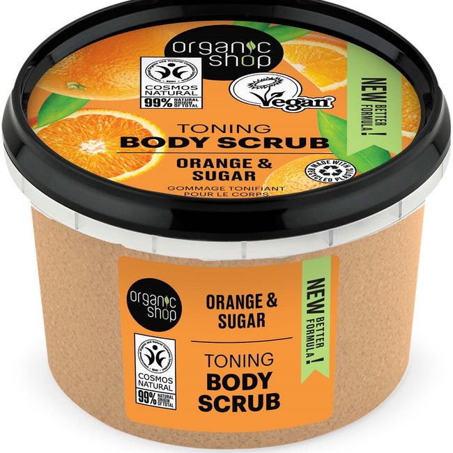 Organic Shop Toning Body Scrub tonizujący peeling do ciała Orange & Sugar 250ml