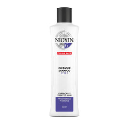 NIOXIN System 6 Cleanser Shampoo oczyszczający szampon do włosów po zabiegach chemicznych znacznie przerzedzonych 300ml
