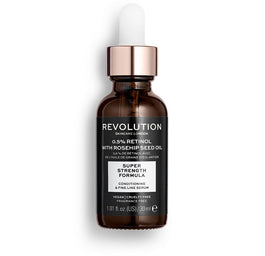 Revolution Skincare 0.5% Retinol With Rosehip Seed Oil przeciwzmarszczkowe serum nawilżające 30ml