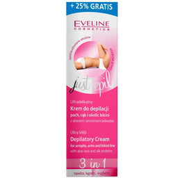 Eveline Cosmetics Just Epil ultradelikatny krem do depilacji pach rąk i okolic bikini 125ml