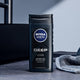 Nivea Men Deep Care zestaw antyperspirant roll-on 50ml + krem uniwersalny 75ml + żel pod prysznic 250ml + antybakteryjna woda po goleniu 100ml