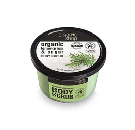 Organic Shop Organic Lemongrass & Sugar Body Scrub peeling do ciała o zapachu trawy cytrynowej 250ml