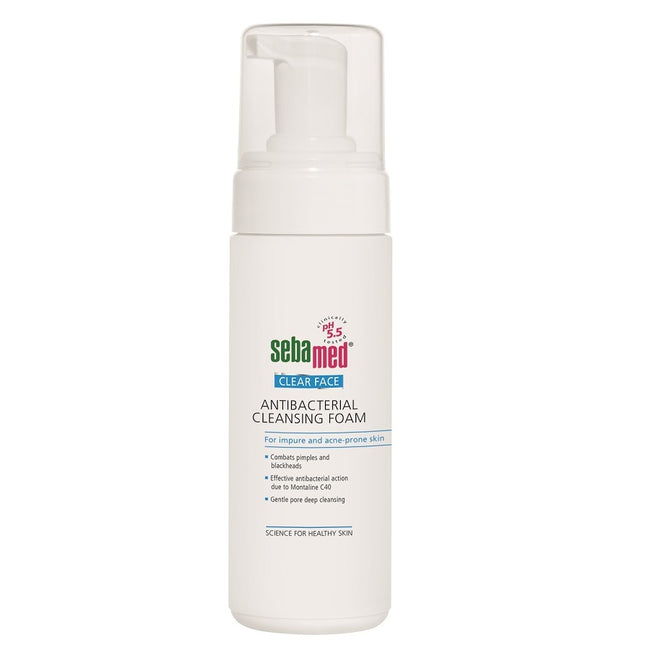 Sebamed Antibacterial Cleansing Foam oczyszczająca pianka do twarzy 150ml