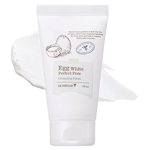 SKINFOOD Egg White Perfect Pore Cleansing Foam głęboko oczyszczająca pianka do mycia twarzy 150ml