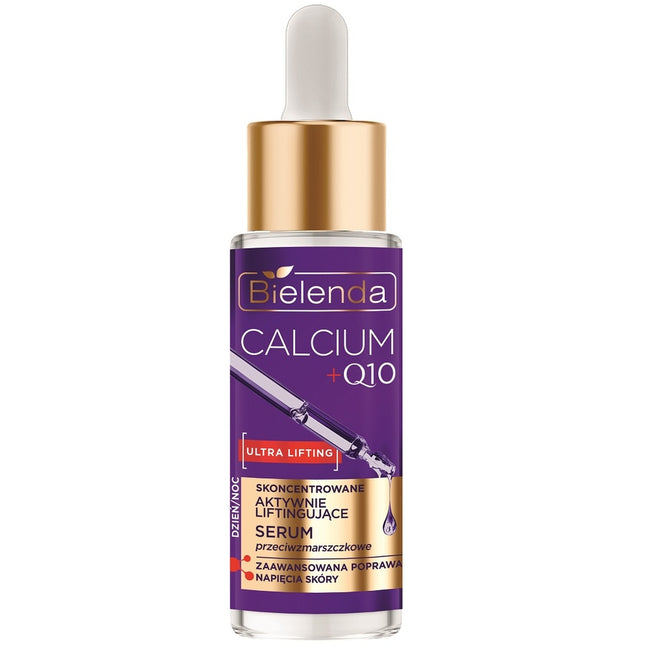 Bielenda Calcium + Q10 skoncentrowane aktywnie liftingujące serum przeciwzmarszczkowe dzień/noc 30ml
