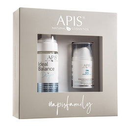 APIS Zestaw Hydro Balance krem intensywnie nawilżający z kwasem hialuronowym 50ml + Ideal Balance By Deynn peelingująca pianka enzymatyczna 2w1 150ml
