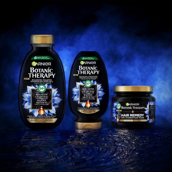 Garnier Botanic Therapy nawilżająca maska do włosów suchych Węgiel Aktywny i Olej z Czarnuszki 340ml