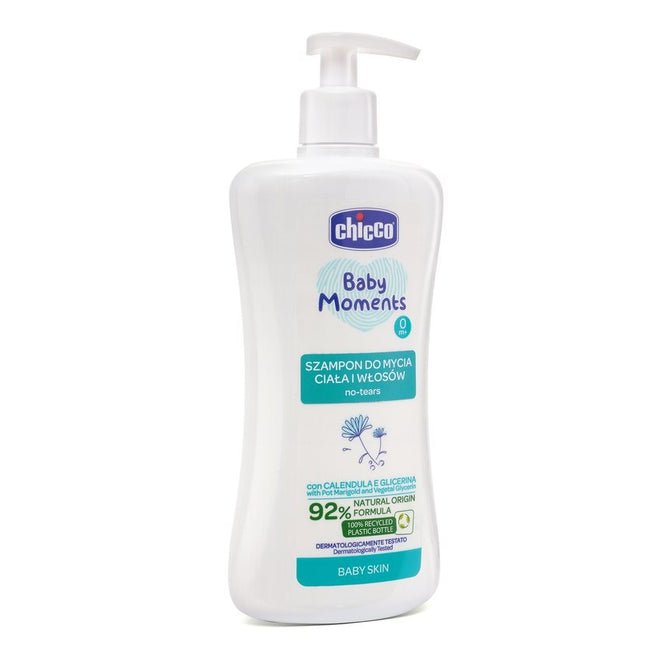Chicco Baby Moments szampon do mycia ciała i włosów 0m+ 500ml
