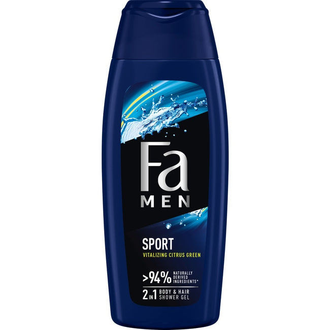 Fa Men Sport żel pod prysznic z formułą 2w1 o zapachu zielonych cytrusów 400ml