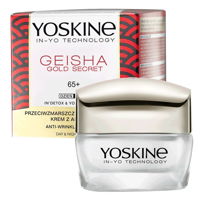 Yoskine Geisha Gold Secret krem do twarzy na dzień i noc 65+ 50ml
