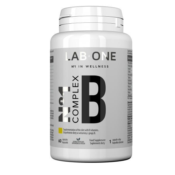 LAB ONE N°1 Complex B cholina inozytol B3 suplement diety 60 kapsułek
