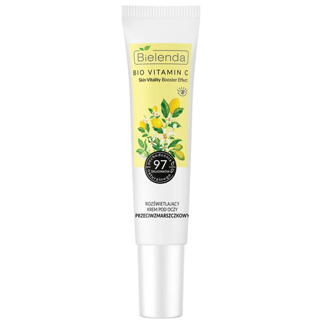 Bielenda Bio Vitamin C rozświetlający krem pod oczy przeciwzmarszczkowy 15ml