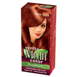 Venita MultiColor pielęgnacyjna farba do włosów 6.46 Miedziany