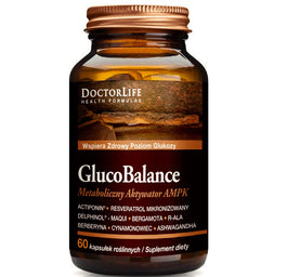 Doctor Life GlucoBalance suplement diety w trosce o poziom glukozy 60 kapsułek