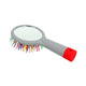 Twish Handy Hair Brush With Mirror szczotka do włosów z lusterkiem Light Grey