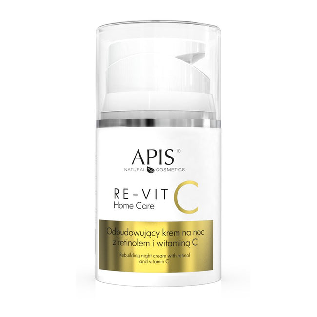 APIS Re-Vit C Home Care odbudowujący krem na noc z retinolem i witaminą C 50ml