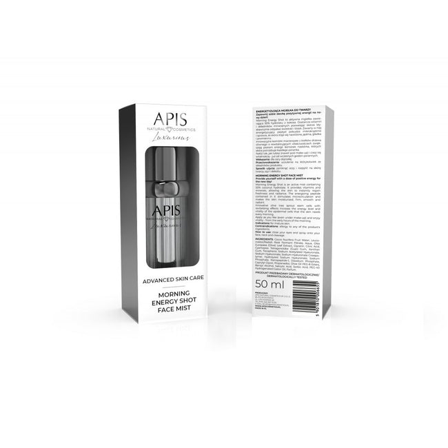 APIS Advanced Skin Care Morning Energy Shit Face Mist energetyzująca mgiełka do twarzy dla cery dojrzałej 50ml
