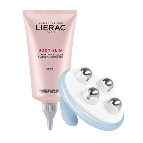 LIERAC Body-Slim zestaw krioaktywny koncentrat korygujący cellulit 150ml + masażer wzmacniający efekt wyszczuplenia