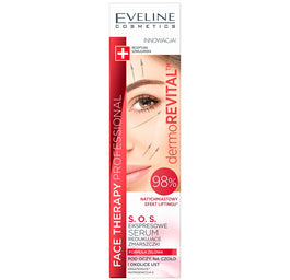 Eveline Cosmetics Face Therapy Professional Dermorevital S.O.S. ekspresowe serum redukujące zmarszczki pod oczy na czoło i okolice ust 15ml
