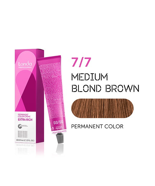 Londa Professional Permanent Color Creme permanentna farba do włosów 7/7 60ml