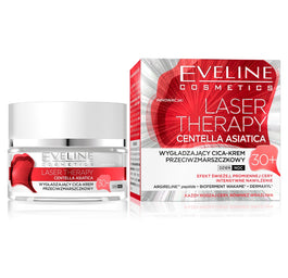 Eveline Cosmetics Laser Therapy Centella Asiatica 30+ wygładzający krem przeciwzmarszczkowy na dzień i na noc 50ml