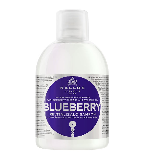 Kallos KJMN Blueberry Revitalizing Shampoo rewitalizujący szampon do włosów z ekstraktem z jagód 1000ml