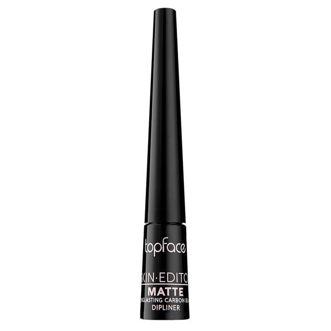 Topface Skin Editor Matte Eyeliner eyeliner w pędzelku Carbon Black 2.5ml