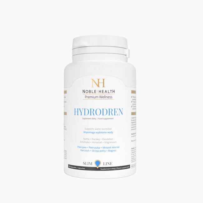 Noble Health Hydrodren suplement diety wspomagający usuwanie wody z organizmu 60 kapsułek