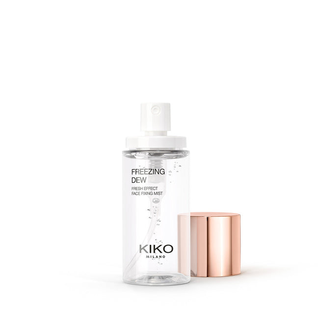 KIKO Milano Freezing Dew Fresh Effect Face Mist spray utrwalający i odświeżający z nutami różanymi 50ml